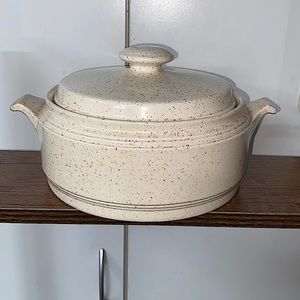 Vintage Homer Laughlin Country Sage Covered Vegetable Dish